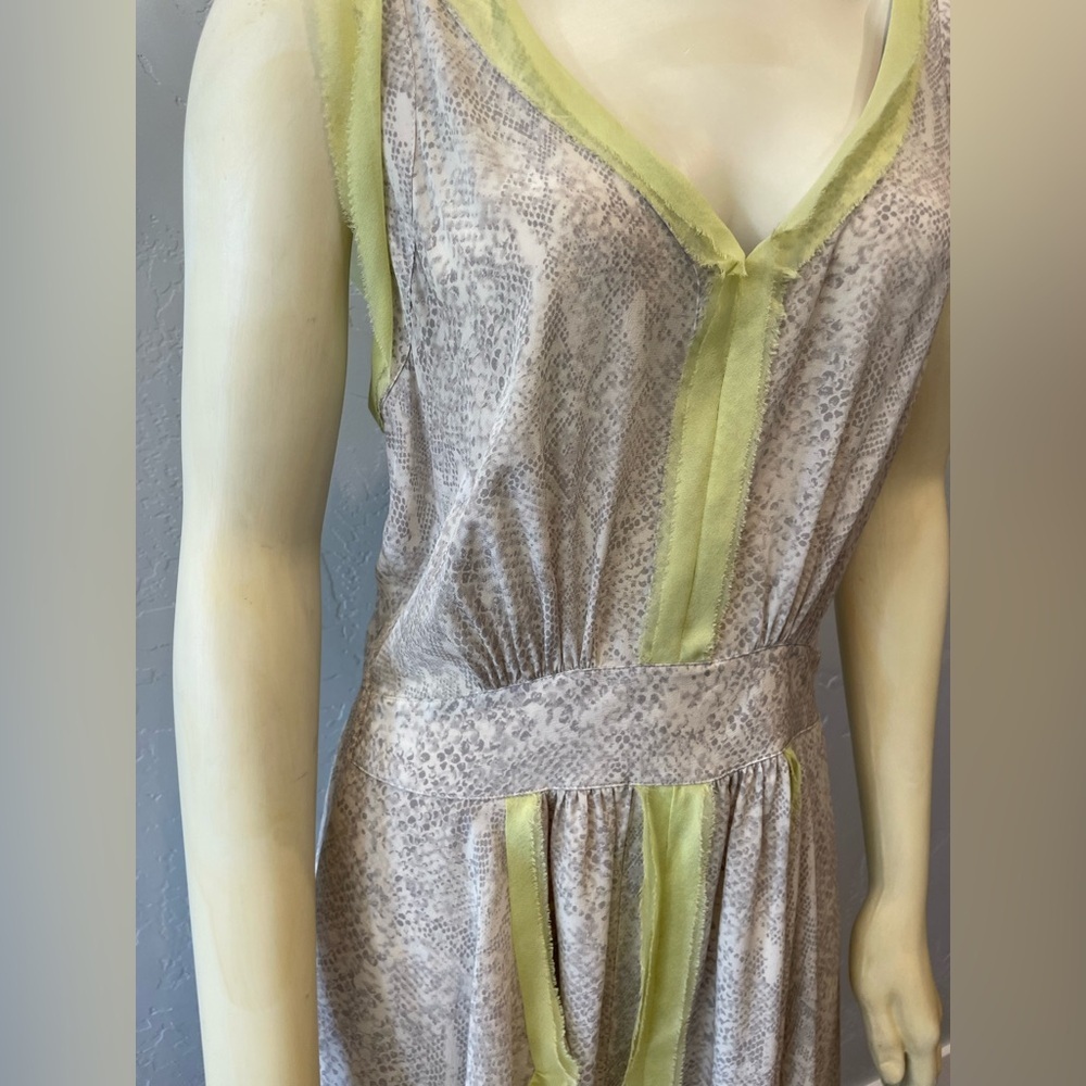 New women’s 100% silk Rebecca Taylor midi dress size 0 and 4 - Picture 3 of 10